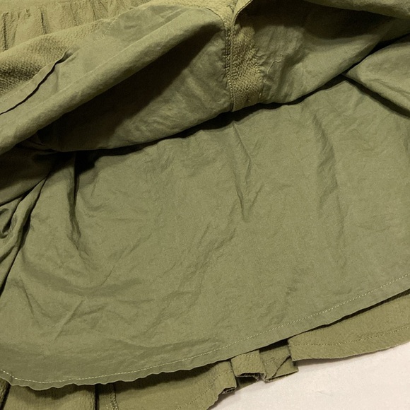 Veronica Beard Trisha Tiered Shirt Green Dress with liner Button Down Size Large - Picture 11 of 15